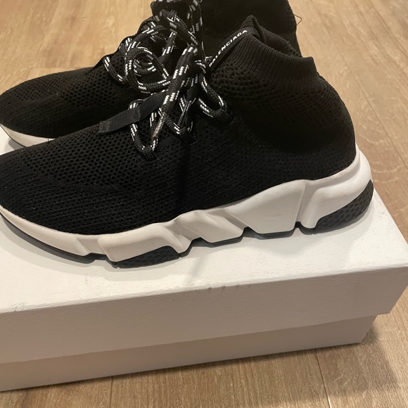 Mens Balenciaga speed lace up sneakers Size 8 US/40 EU    In good Condition - Picture 5 of 11